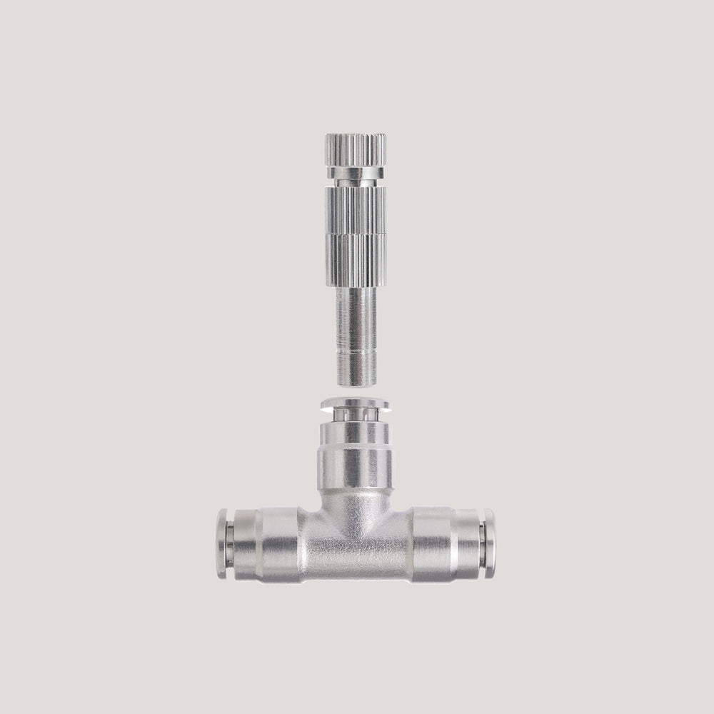 Straight Misting Nozzle Tee Assembly
